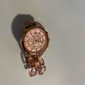 Micheal kors pink watch